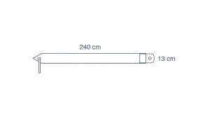 Medline Video camera cover 13X240cm Telescopic Sterile.