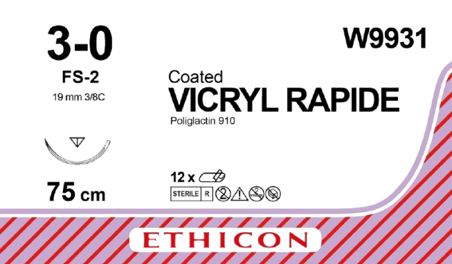 W9931 - VICRYL RAPIDE (polyglactin 910) Suture