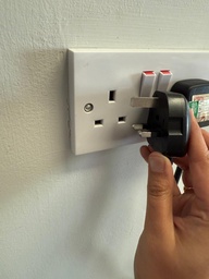 High Stress 10A Power Cord UK Plug