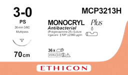 MCP3213H - MONOCRYL Plus Antibacterial (poliglecaprone 25) Suture